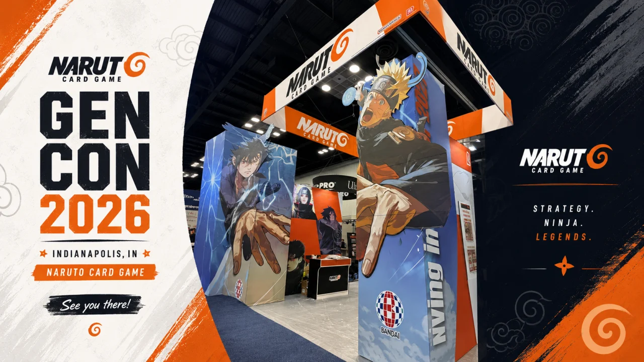 Das NARUTO CARD GAME feiert Weltpremiere auf der Gen Con 2026