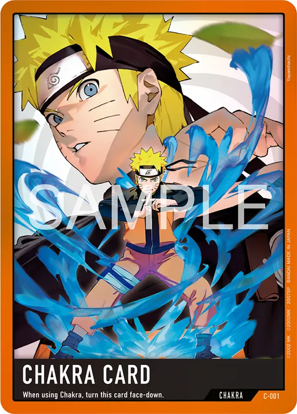 Chakra-Karte C-001 · Naruto Uzumaki · Premium vol.00