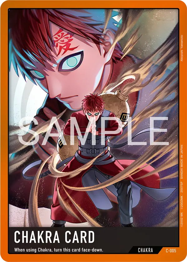 Chakra Card C-005 · Gaara · Premium vol.00