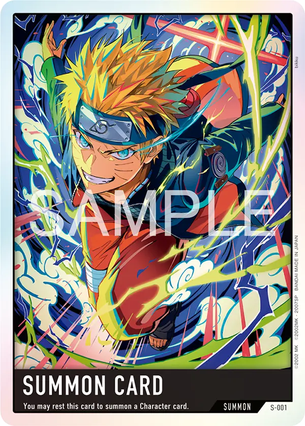 Beschwörungskarte S-001 · Naruto Uzumaki · Premium vol.00