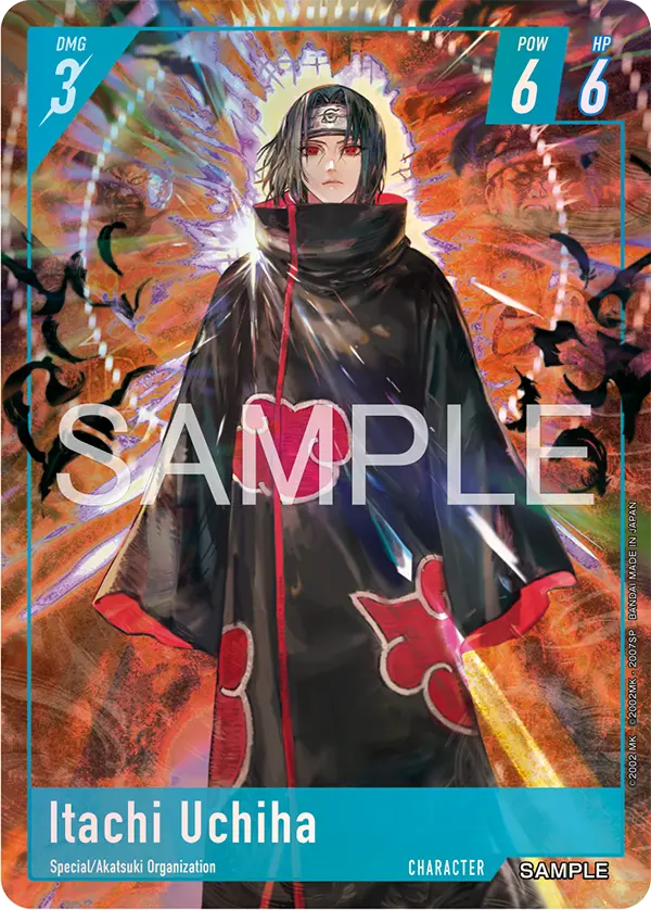 NARUTO CARD GAME Itachi Uchiha カードのアートワークプレビュー