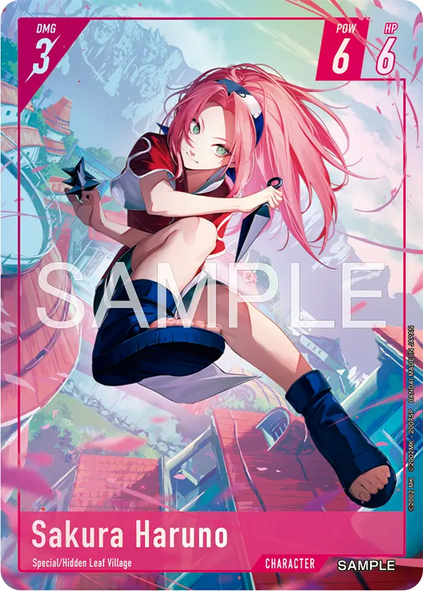 NARUTO CARD GAME Sakura Haruno カードのアートワークプレビュー