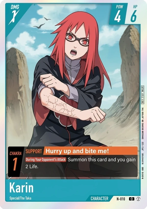 NARUTO CARD GAME Karin カードのアートワークプレビュー