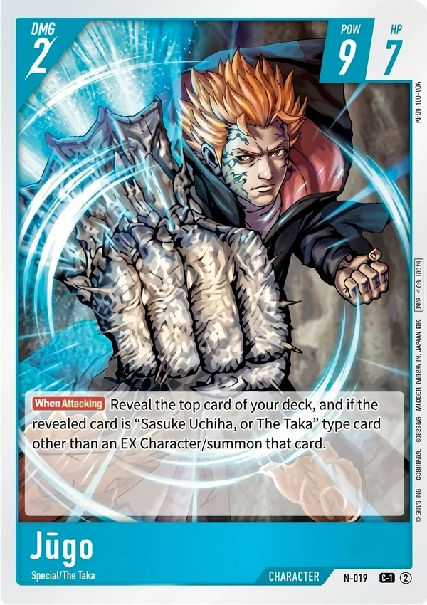NARUTO CARD GAME Jūgo カードのアートワークプレビュー
