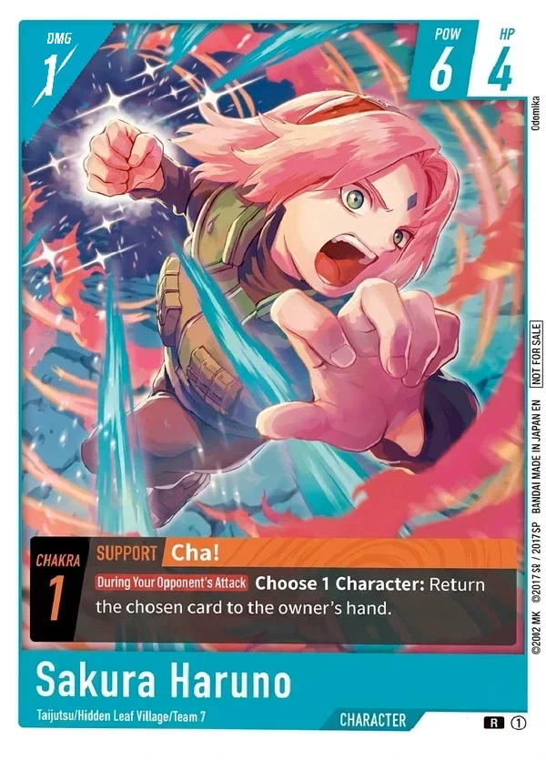 NARUTO CARD GAME Sakura Haruno カードのアートワークプレビュー